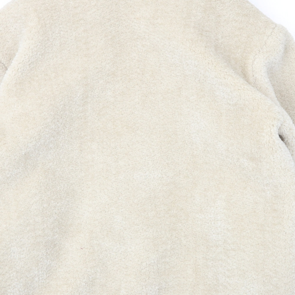 Vera Moda Womens Beige   Overcoat Coatigan Size S  Zip