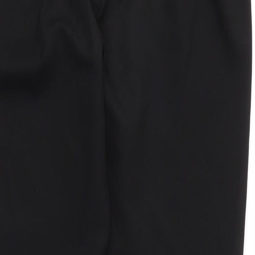 New Look Womens Black  Polyester Carrot Trousers Size 10 L25 in Regular Zip