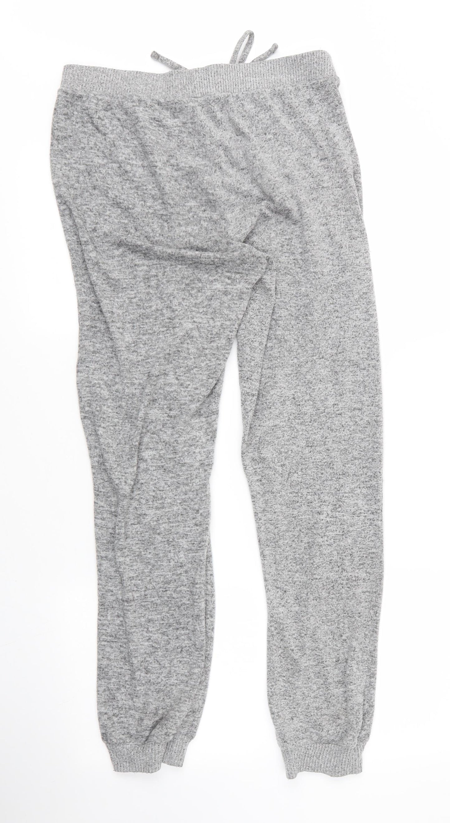 Primark Womens Grey  Viscose Sweatpants Trousers Size 10 L28 in Regular Drawstring