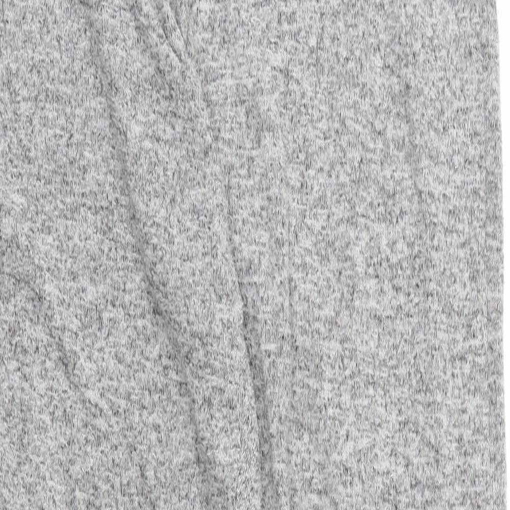 Primark Womens Grey  Viscose Sweatpants Trousers Size 10 L28 in Regular Drawstring