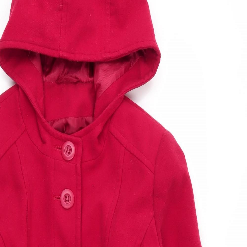F&F Womens Red   Pea Coat Coat Size 18  Button