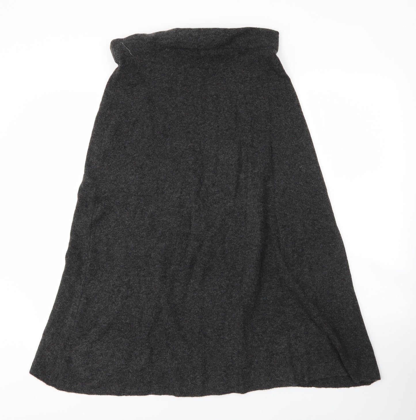 Zara Womens Grey  Acrylic A-Line Skirt Size M