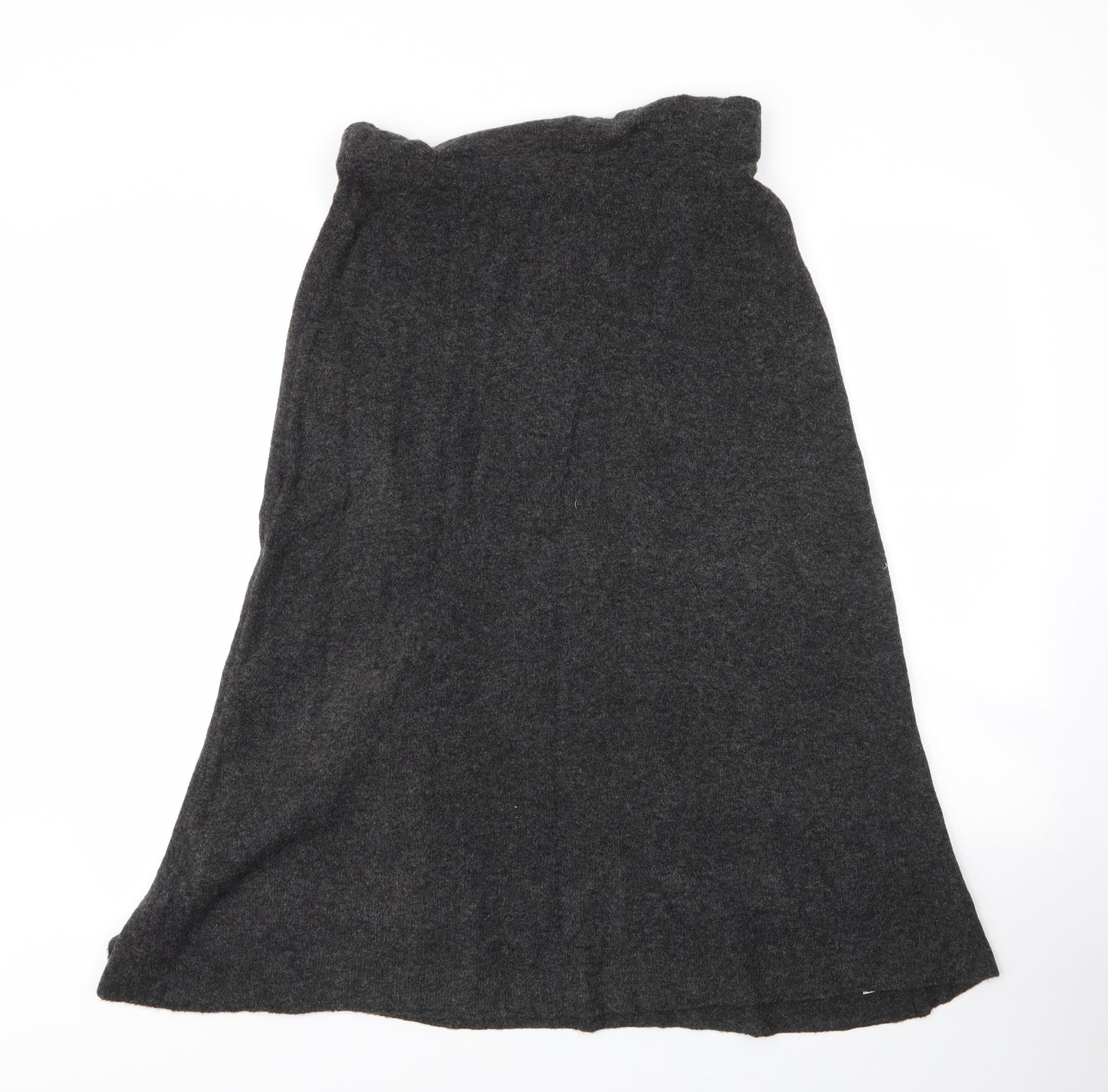Zara Womens Grey  Acrylic A-Line Skirt Size M