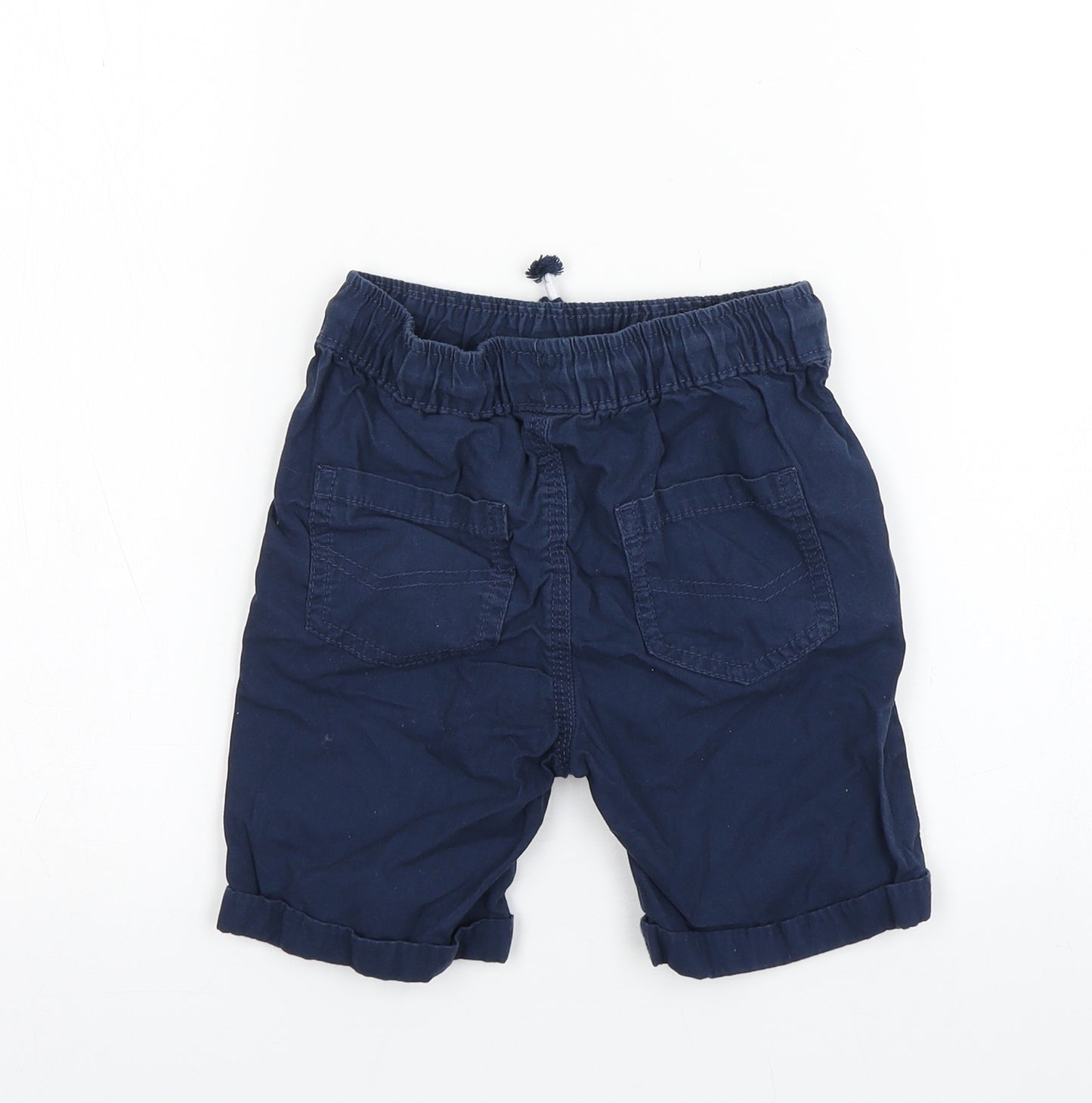 George Boys Blue  Cotton Chino Shorts Size 4-5 Years  Regular