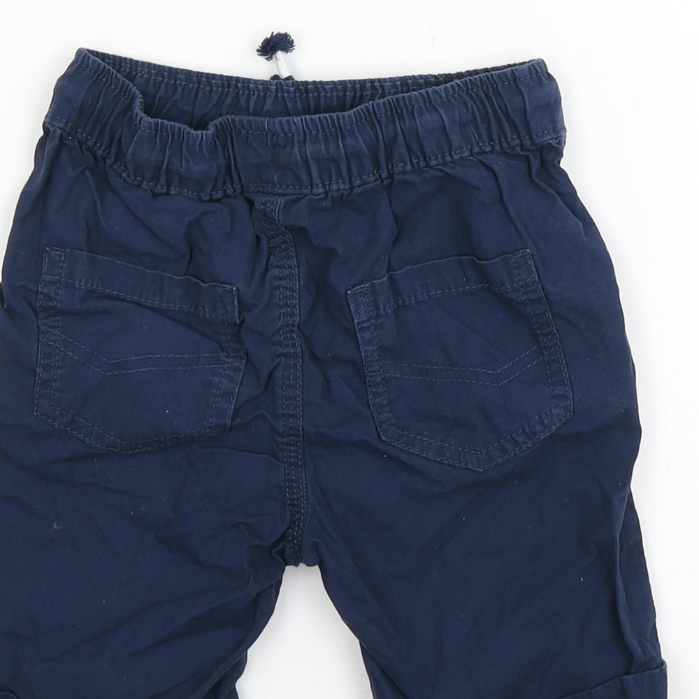 George Boys Blue  Cotton Chino Shorts Size 4-5 Years  Regular