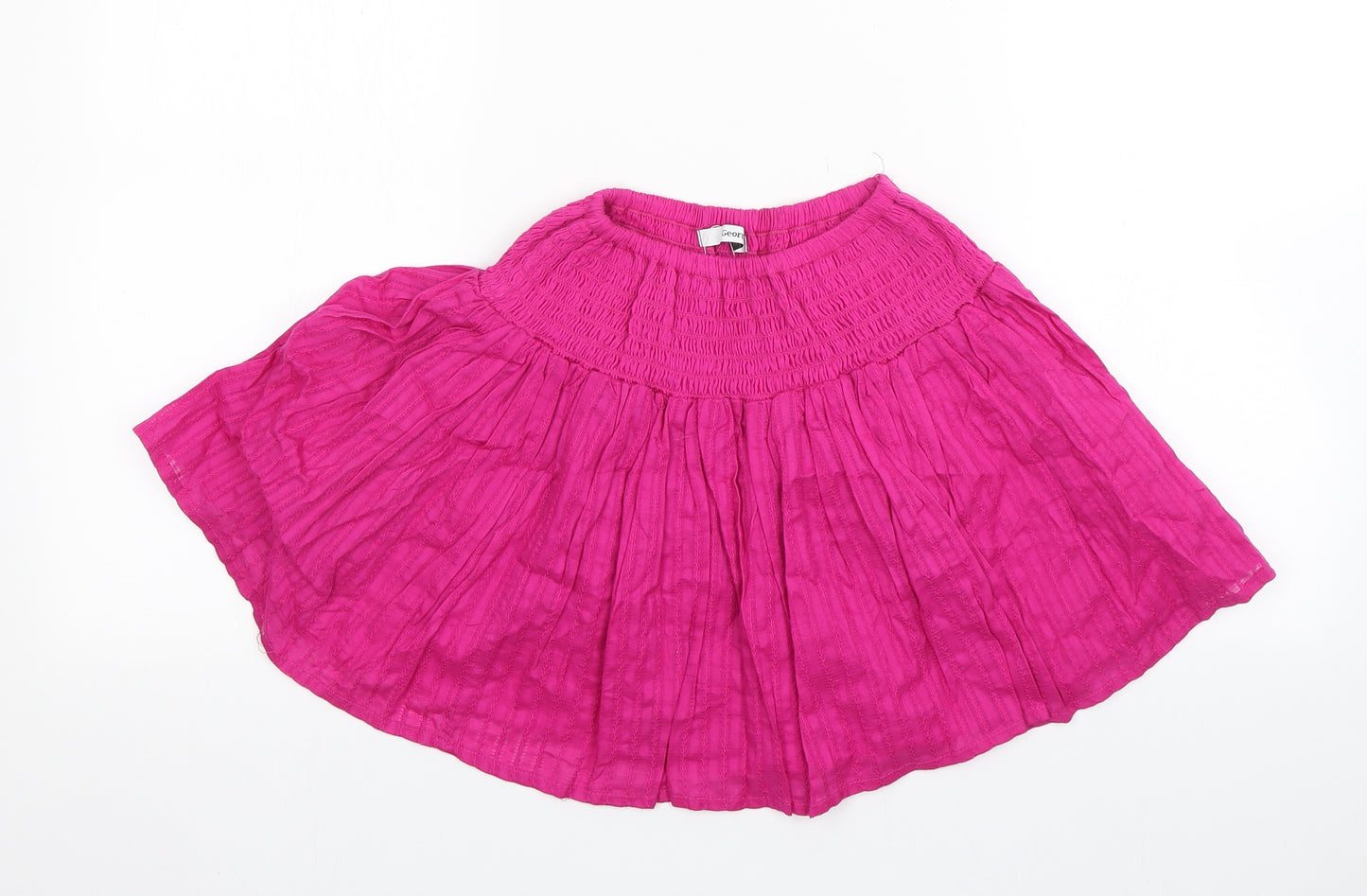 George Womens Pink  Cotton Mini Skirt Size XS