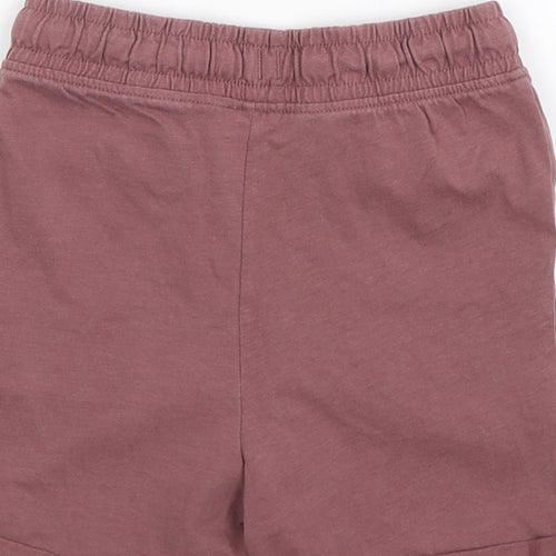 Nutmeg Girls Purple  Cotton Sweat Shorts Size 2-3 Years  Regular