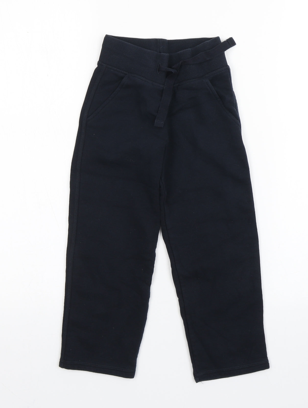 M&S Boys Blue  Cotton Sweatpants Trousers Size 3-4 Years  Regular