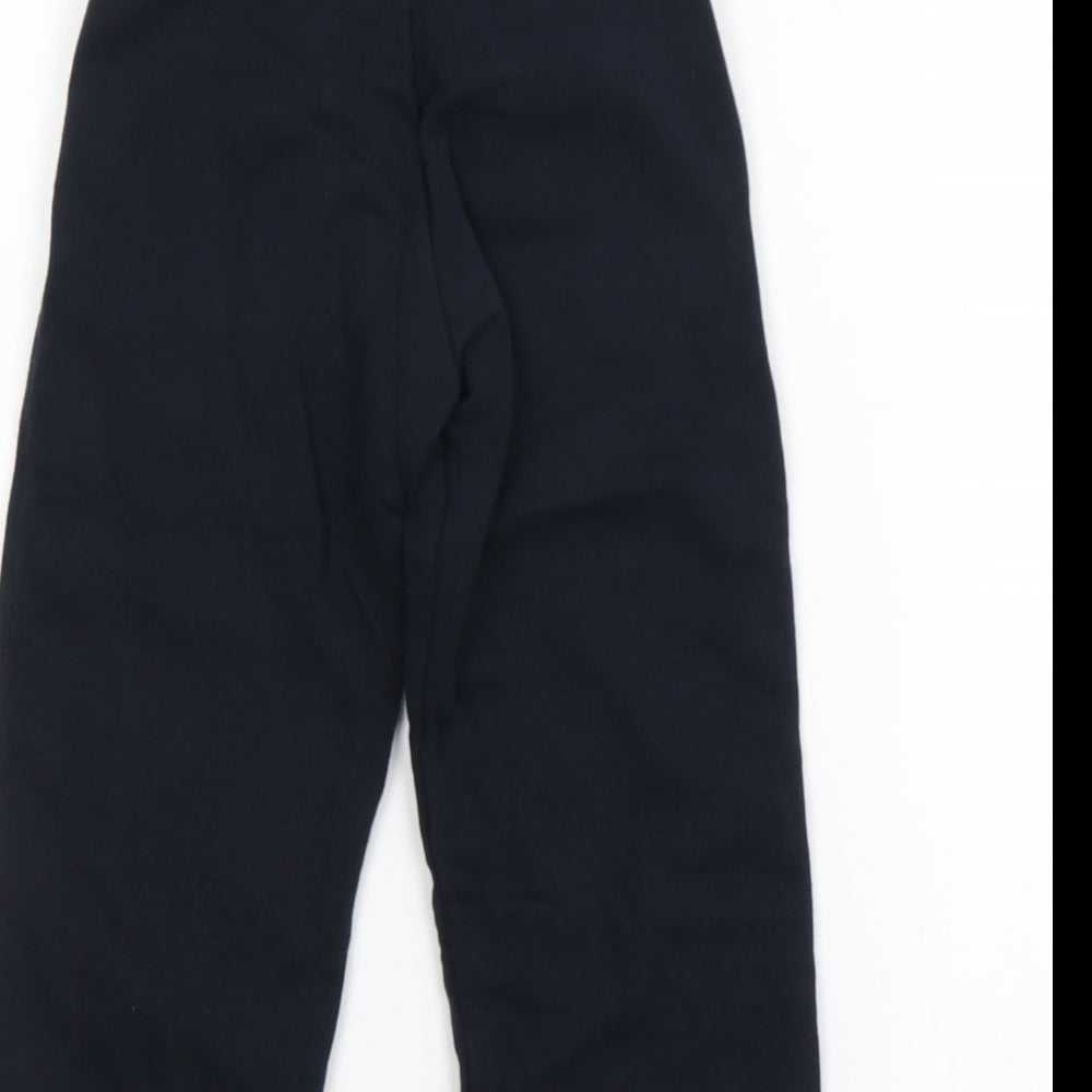 M&S Boys Blue  Cotton Sweatpants Trousers Size 3-4 Years  Regular