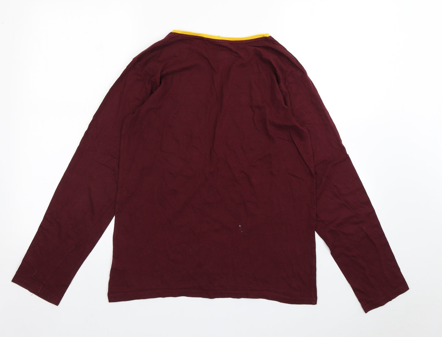 Primark Boys Red  Cotton  Pyjama Top Size 14-15 Years   - Harry Potter