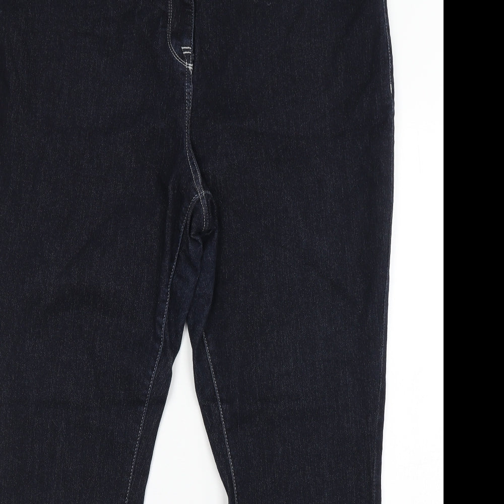 NEXT Womens Blue  Cotton Skinny Jeans Size 22 L29 in Regular