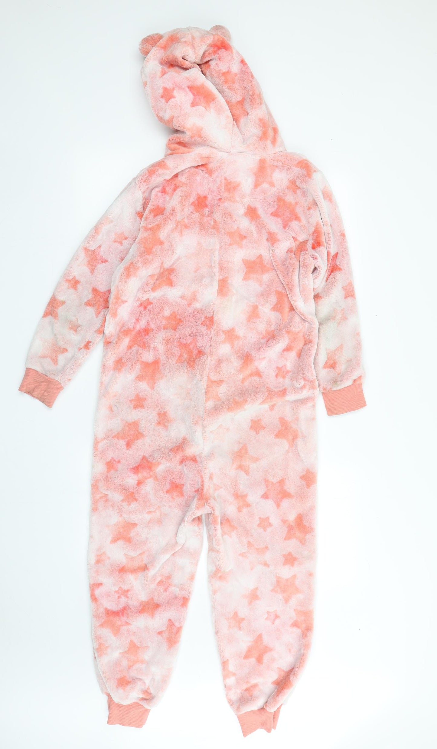 NEXT Girls Pink Spotted Polyester  One Piece Size 10 Years