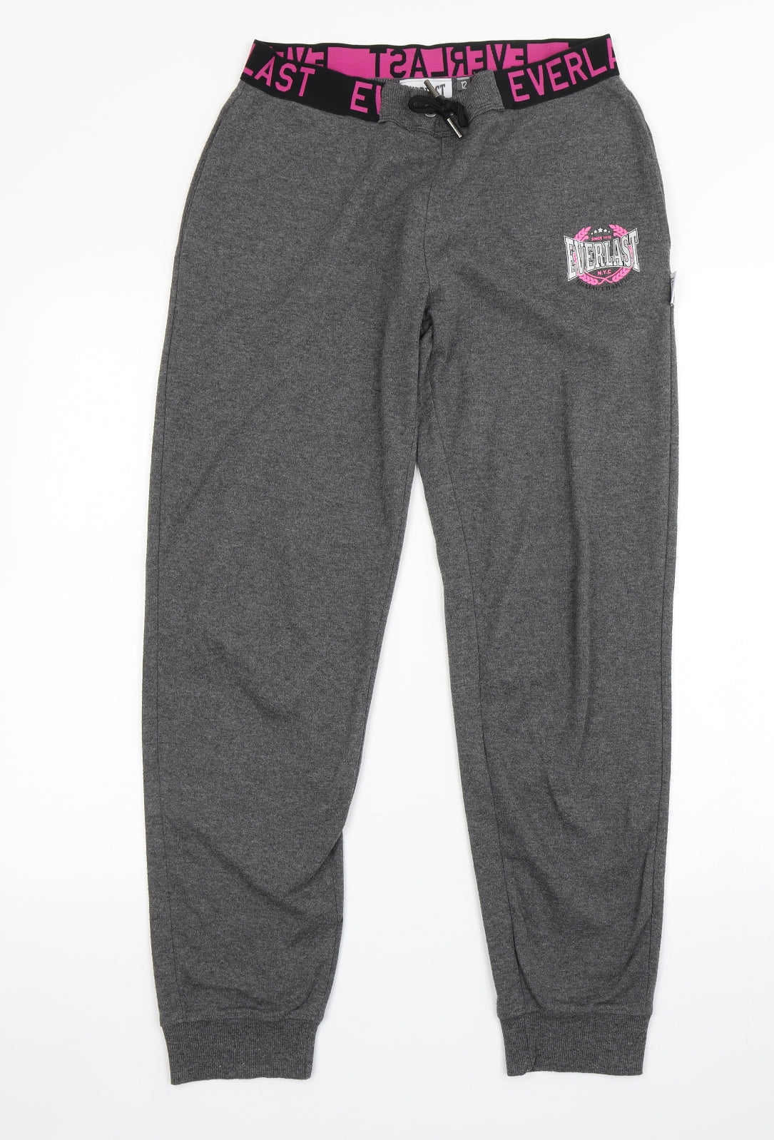 Everlast Womens Grey   Sweatpants Trousers Size 12 L29 in Regular