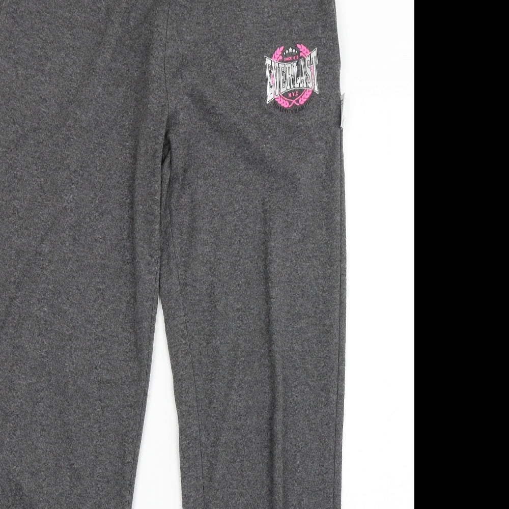 Everlast Womens Grey   Sweatpants Trousers Size 12 L29 in Regular
