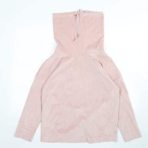 F&F Womens Pink Roll Neck  Polyester Pullover Jumper Size S