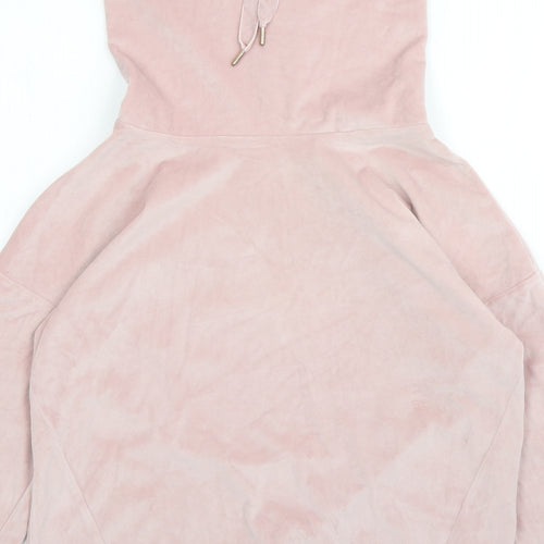 F&F Womens Pink Roll Neck  Polyester Pullover Jumper Size S