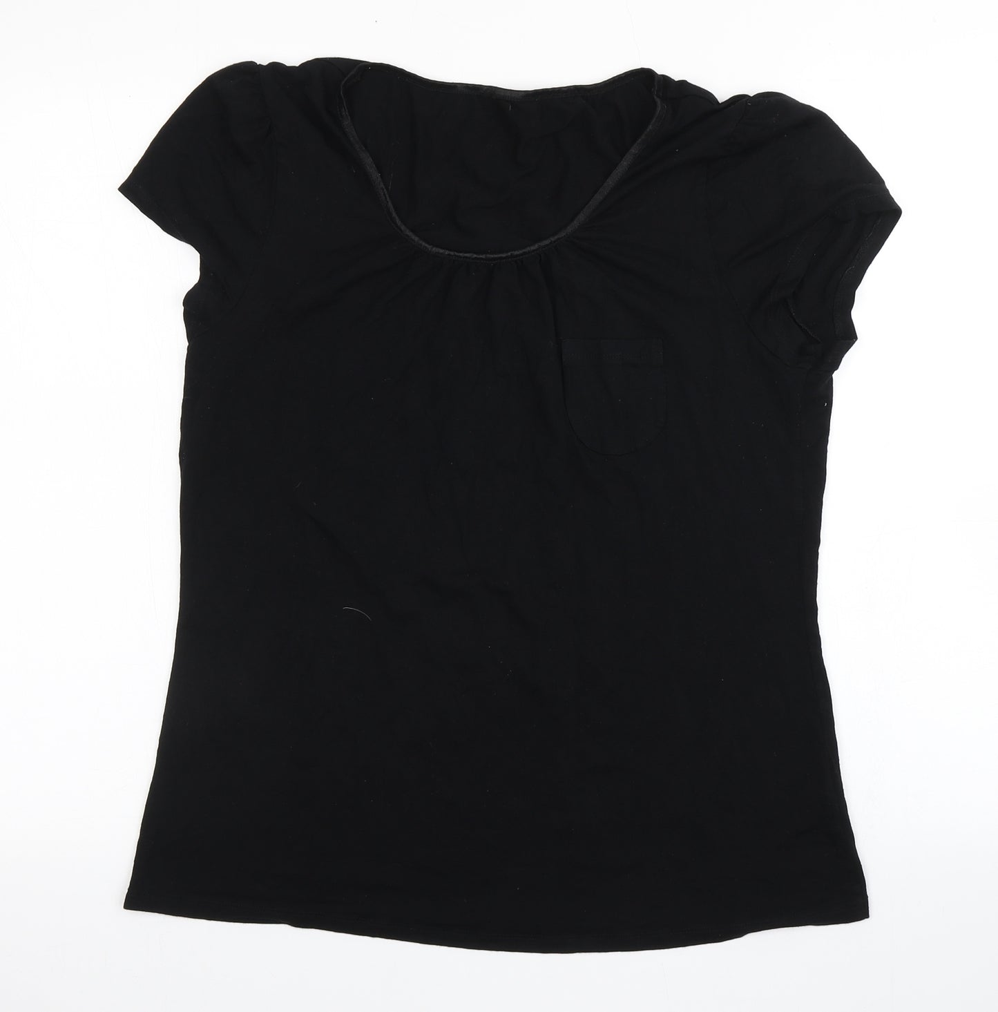 George Womens Black  Viscose Top Pyjama Top Size 16