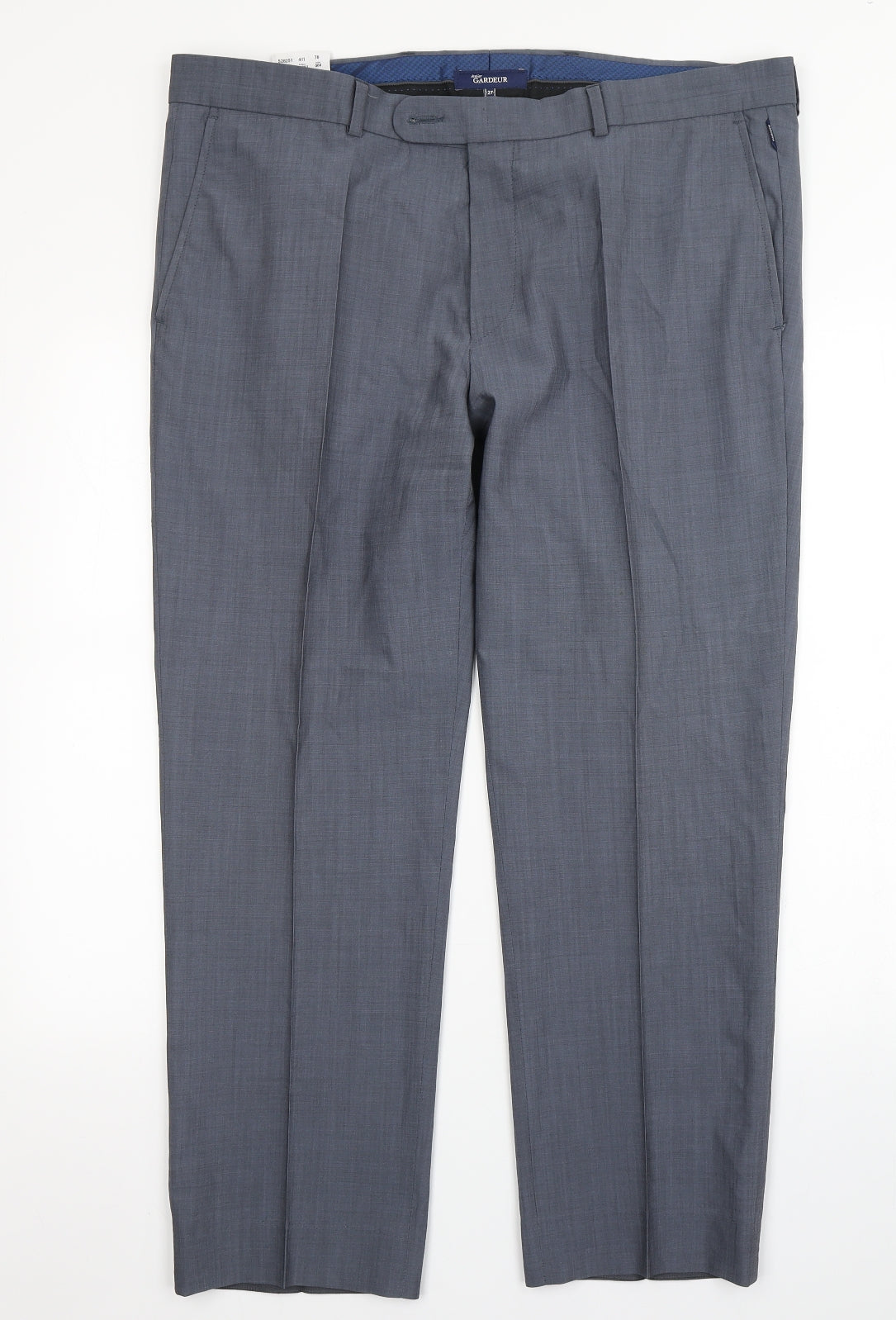 Atelier Gardeur Mens Blue  Wool Trousers  Size 40 L28 in Regular