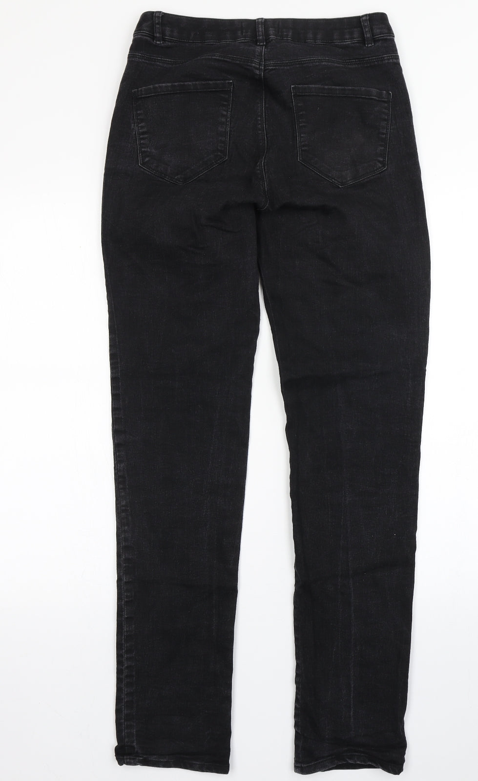Dorothy Perkins Womens Black  Cotton Skinny Jeans Size 12 L32 in Regular
