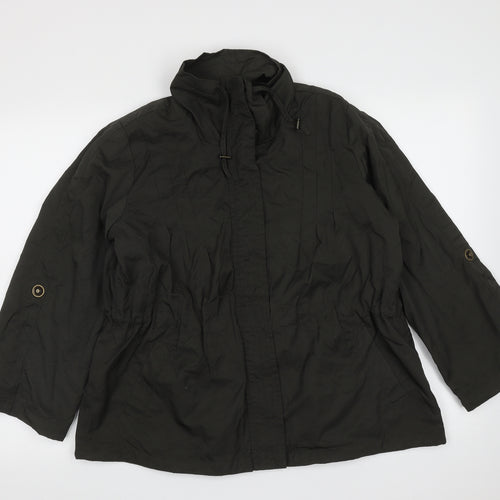 New Look Womens Green   Jacket  Size 16  Zip