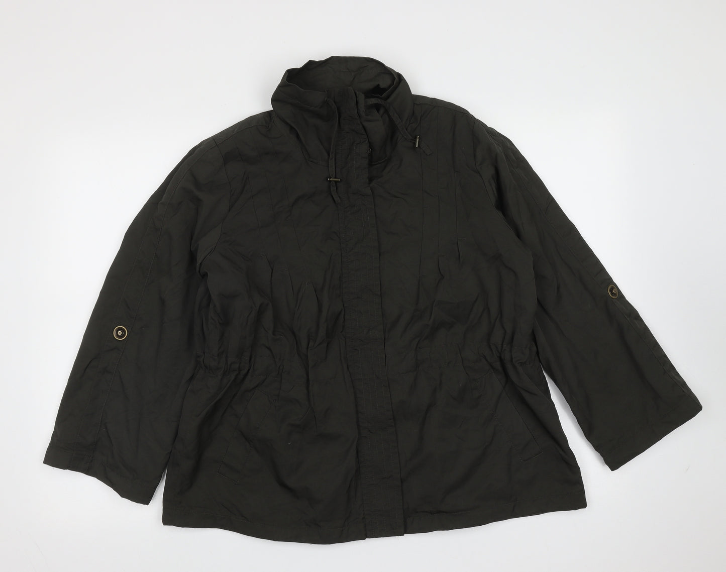 New Look Womens Green   Jacket  Size 16  Zip