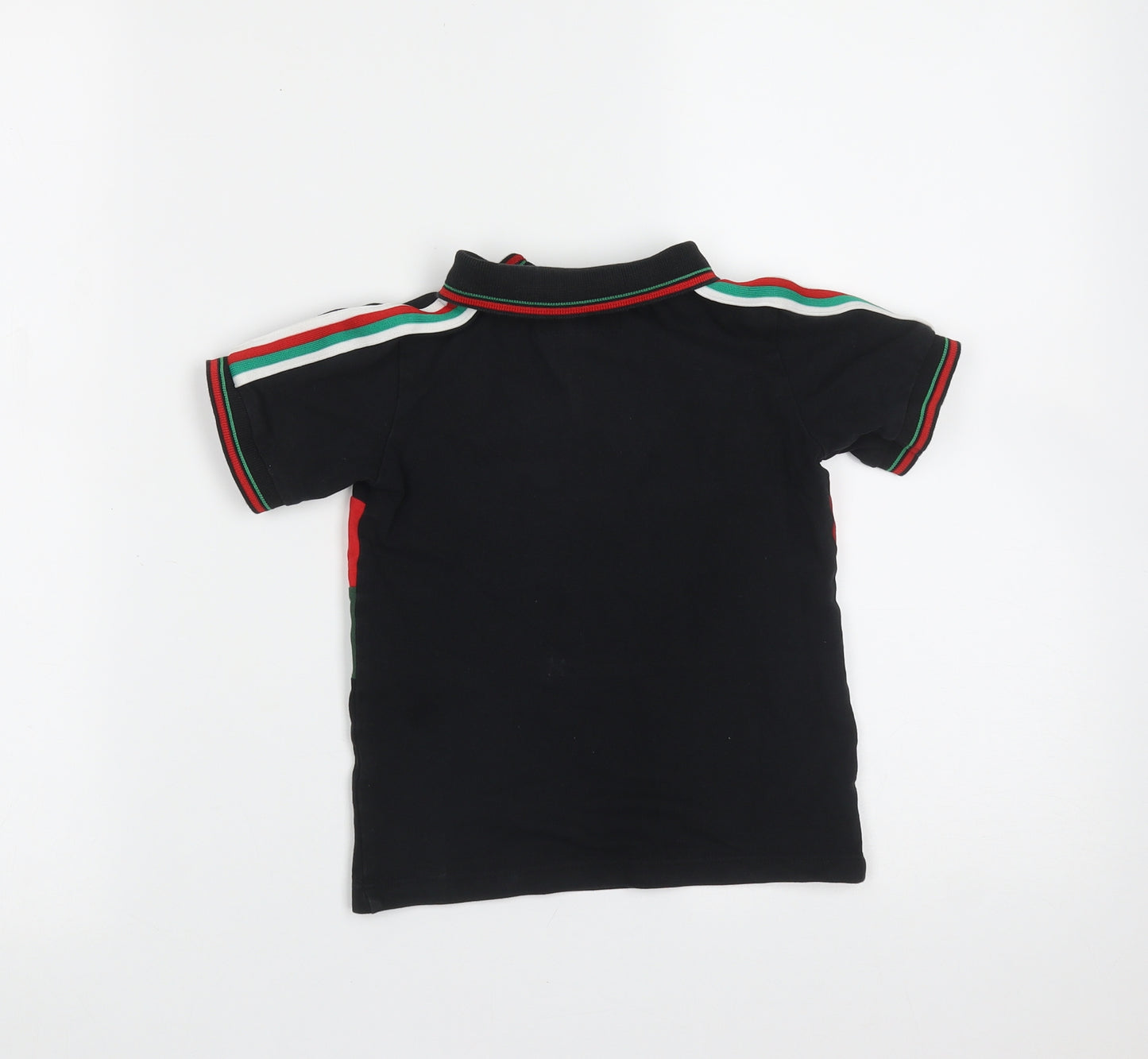 NEXT Boys Black  Cotton Basic Polo Size 3 Years Collared