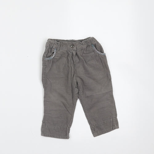 Obaibi Baby Grey  Cotton  Trousers Size 12 Months