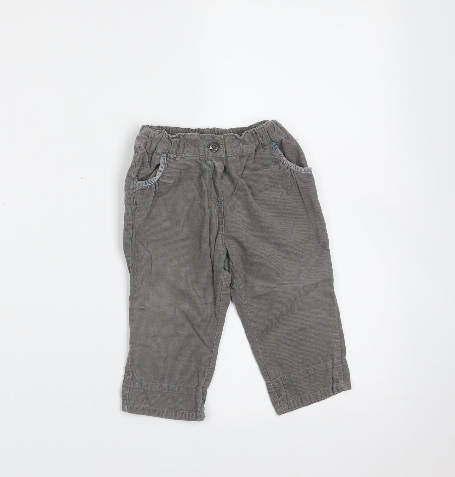 Obaibi Baby Grey  Cotton  Trousers Size 12 Months