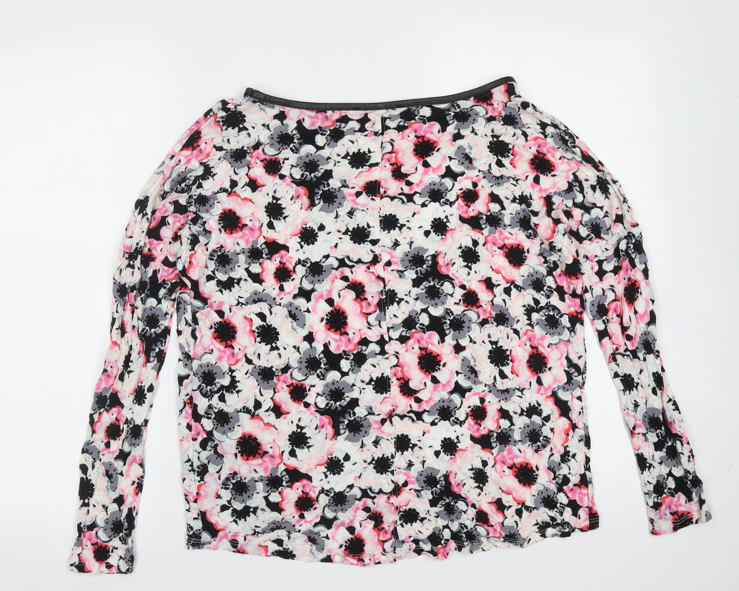 George Womens Multicoloured Floral Viscose Basic Blouse Size 8 Round Neck