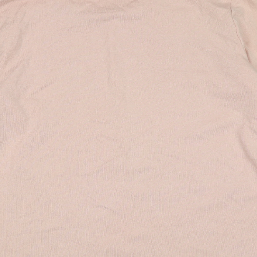 Papaya Womens Pink  Cotton Pullover Sweatshirt Size L   - star pattern