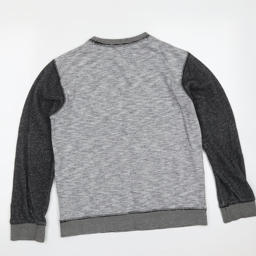 George Boys Grey  Cotton Pullover Sweatshirt Size 11-12 Years   - city