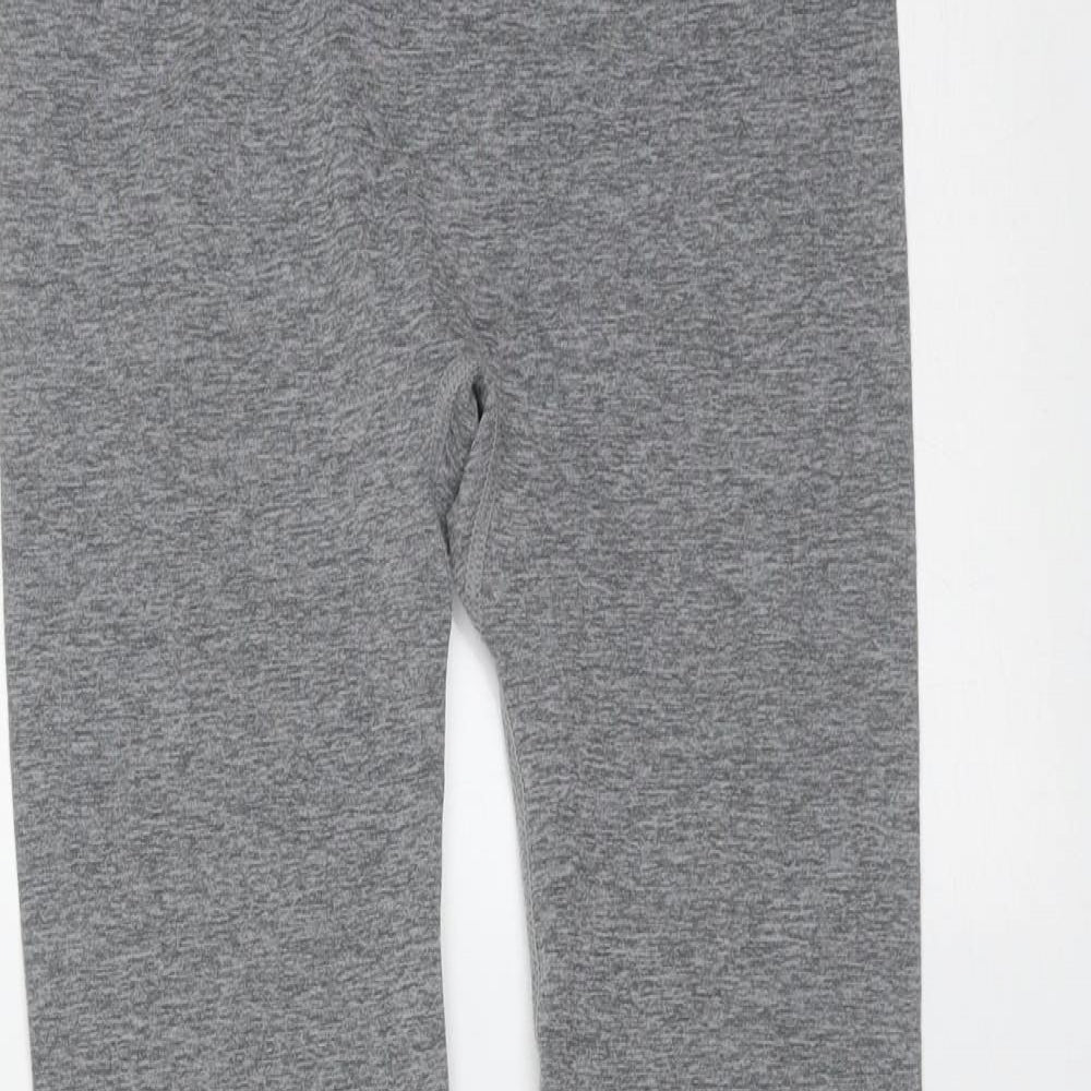 CRIVIT PRO Girls Grey  Polyester  Trousers Size 8-9 Years  Extra-Slim  - Active wear