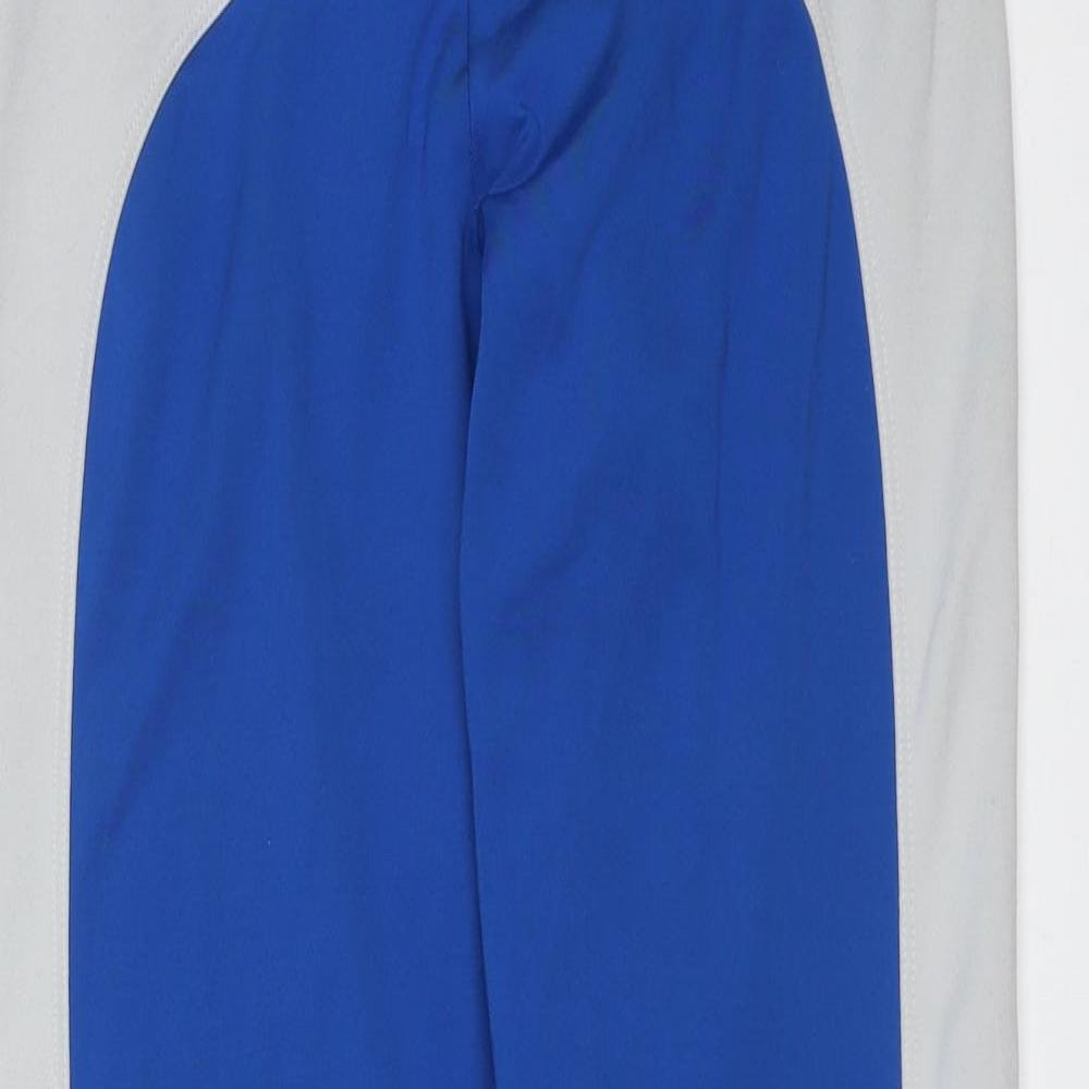 adidas Womens Blue  Polyester Compression Leggings Size S L28 in Extra-Slim  - stella mccartney