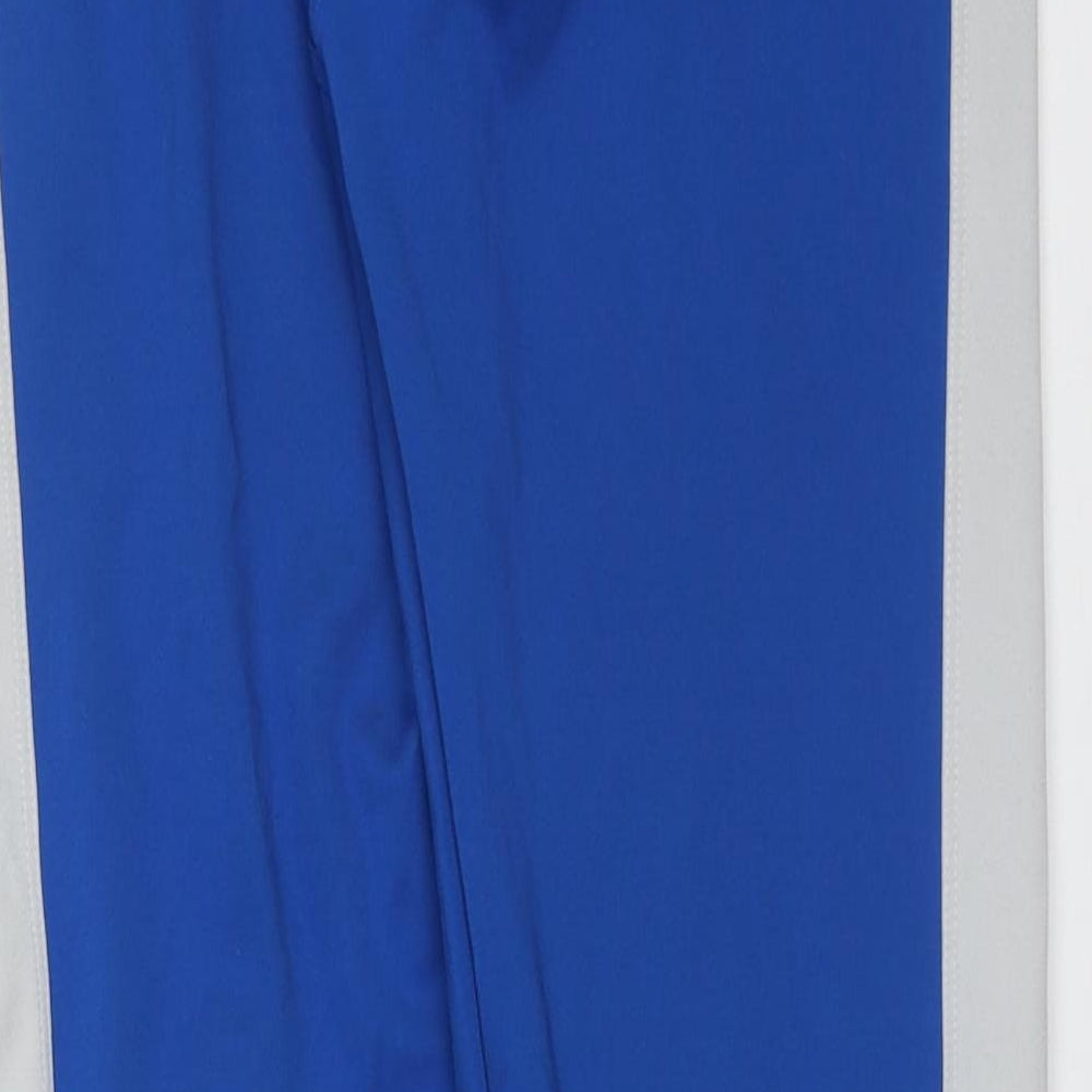 adidas Womens Blue  Polyester Compression Leggings Size S L28 in Extra-Slim  - stella mccartney