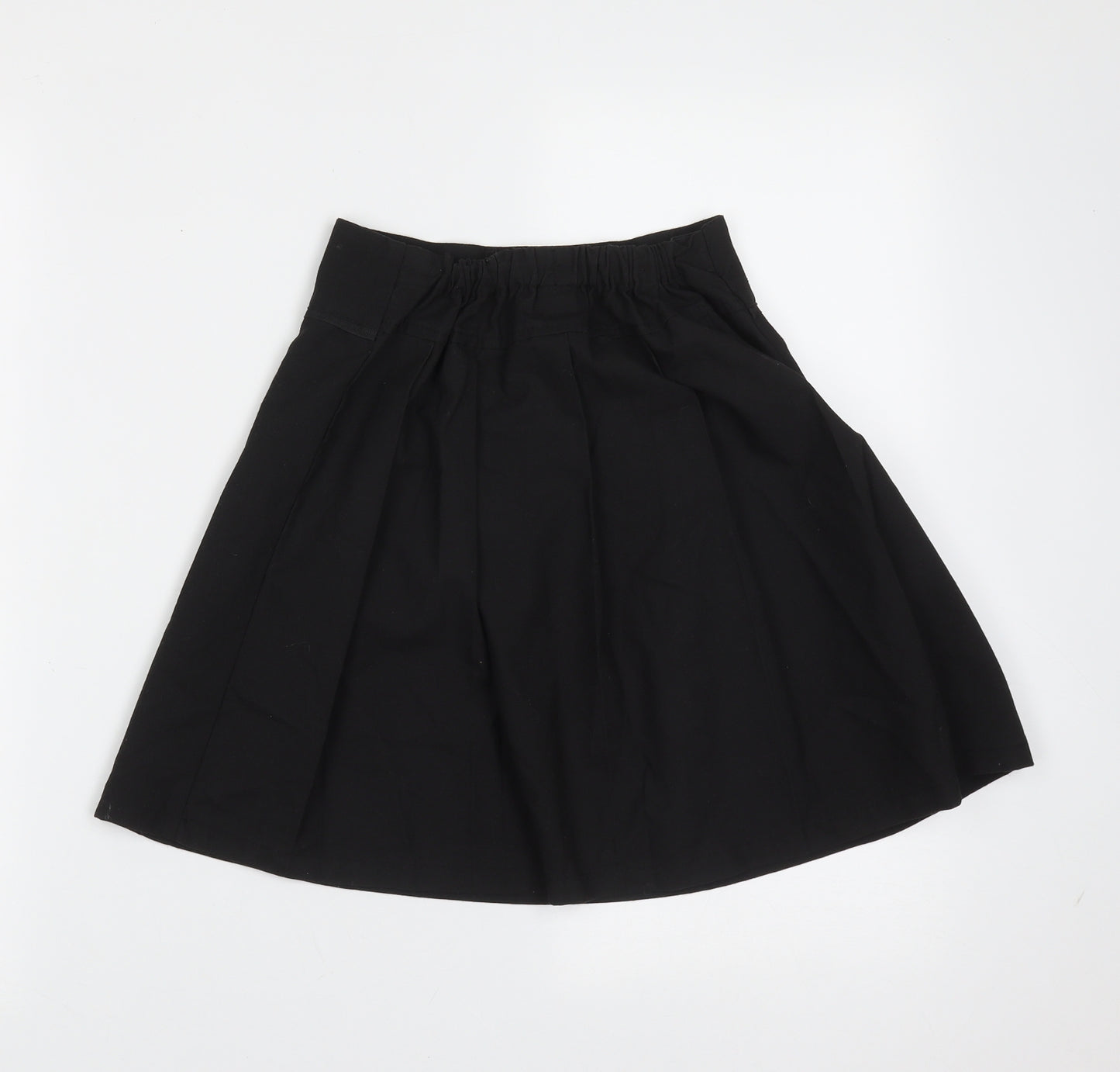 TU Girls Black  Polyester A-Line Skirt Size 9 Years  Regular  - school