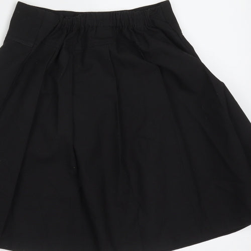 TU Girls Black  Polyester A-Line Skirt Size 9 Years  Regular  - school