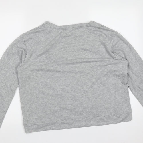 George Womens Grey  Polyester Pullover Sweatshirt Size 12   - C'est Si Bon