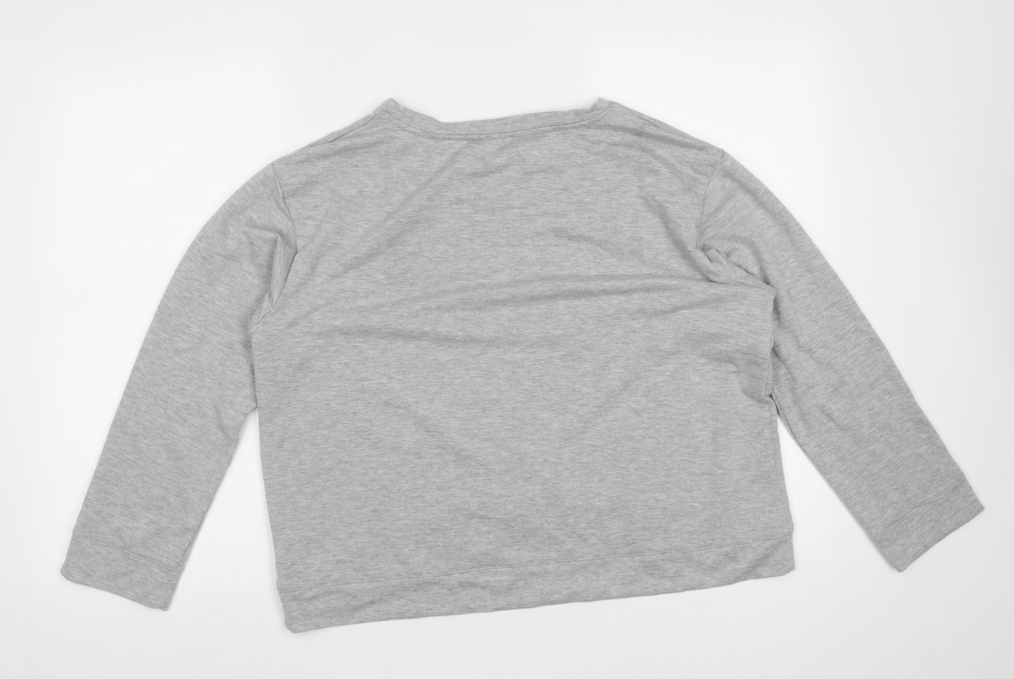 George Womens Grey  Polyester Pullover Sweatshirt Size 12   - C'est Si Bon