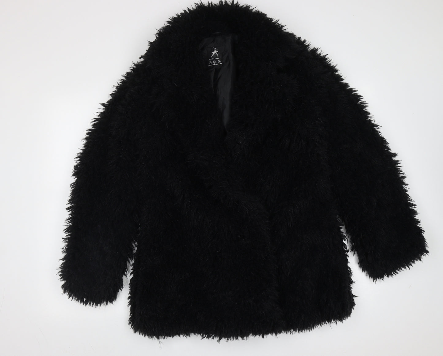 Primark Womens Black   Jacket  Size 12  Button