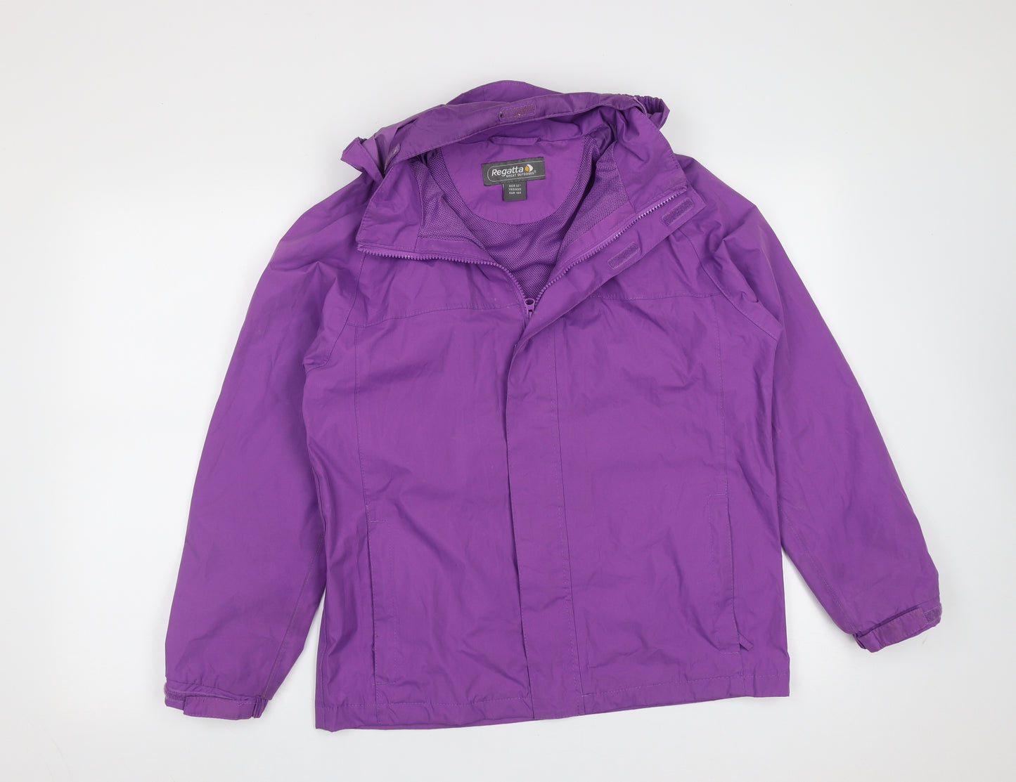 Regatta Girls Purple   Jacket  Size 14 Years  Zip