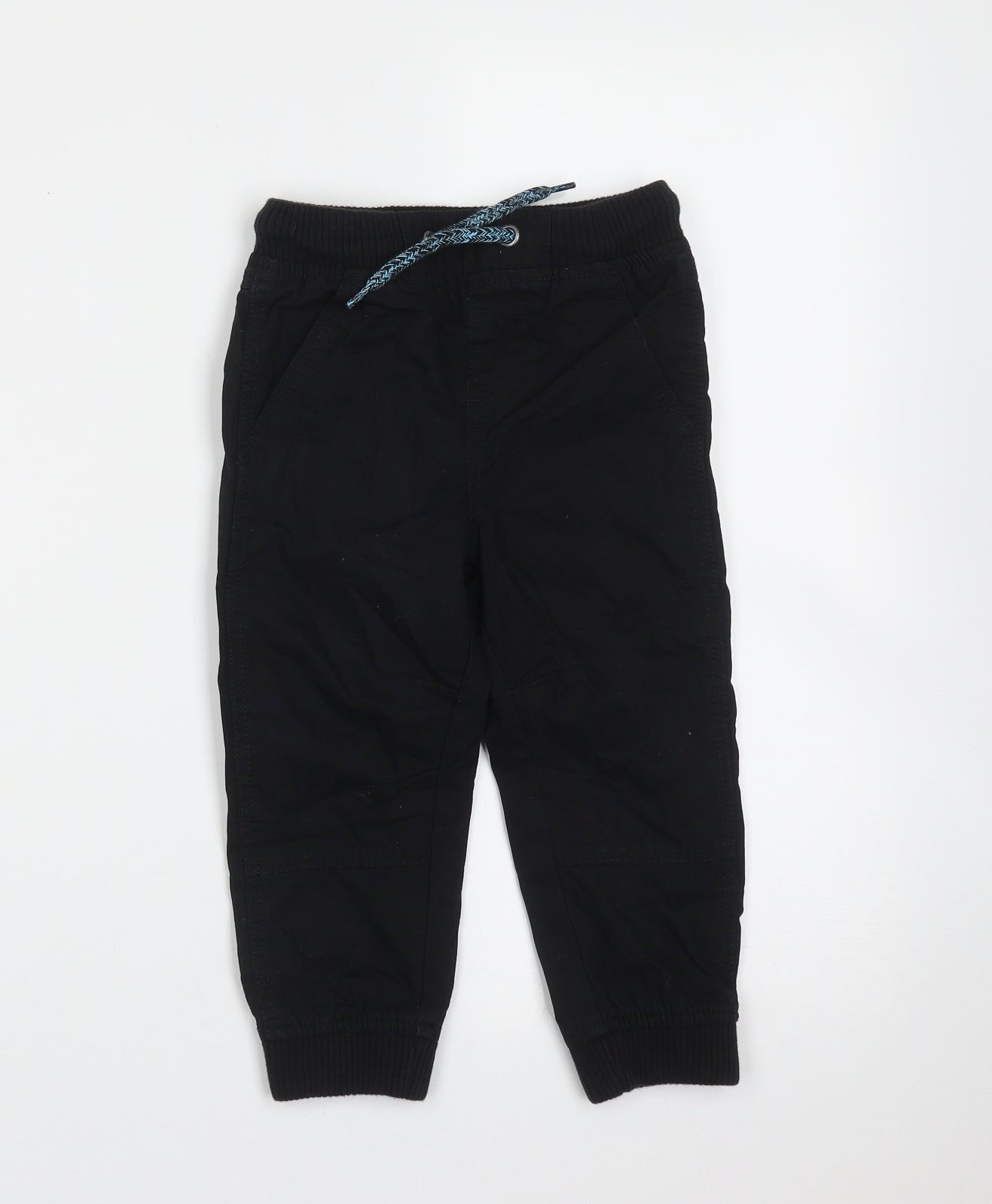 Lupilu Boys Black  Cotton Jogger Trousers Size 2 Years  Regular