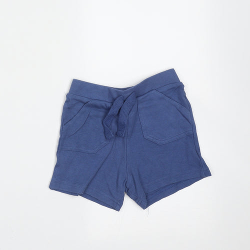 F&F Baby Blue  Cotton  Trousers Size 12-18 Months  Drawstring - shorts