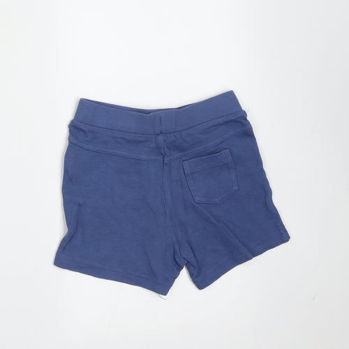 F&F Baby Blue  Cotton  Trousers Size 12-18 Months  Drawstring - shorts