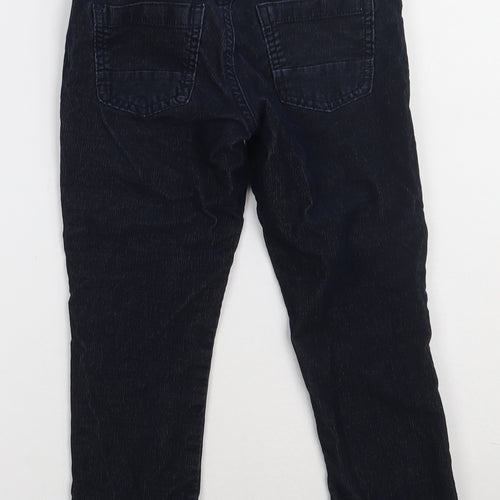 Marks and Spencer Boys Blue  Cotton Straight Jeans Size 5-6 Years  Regular Button