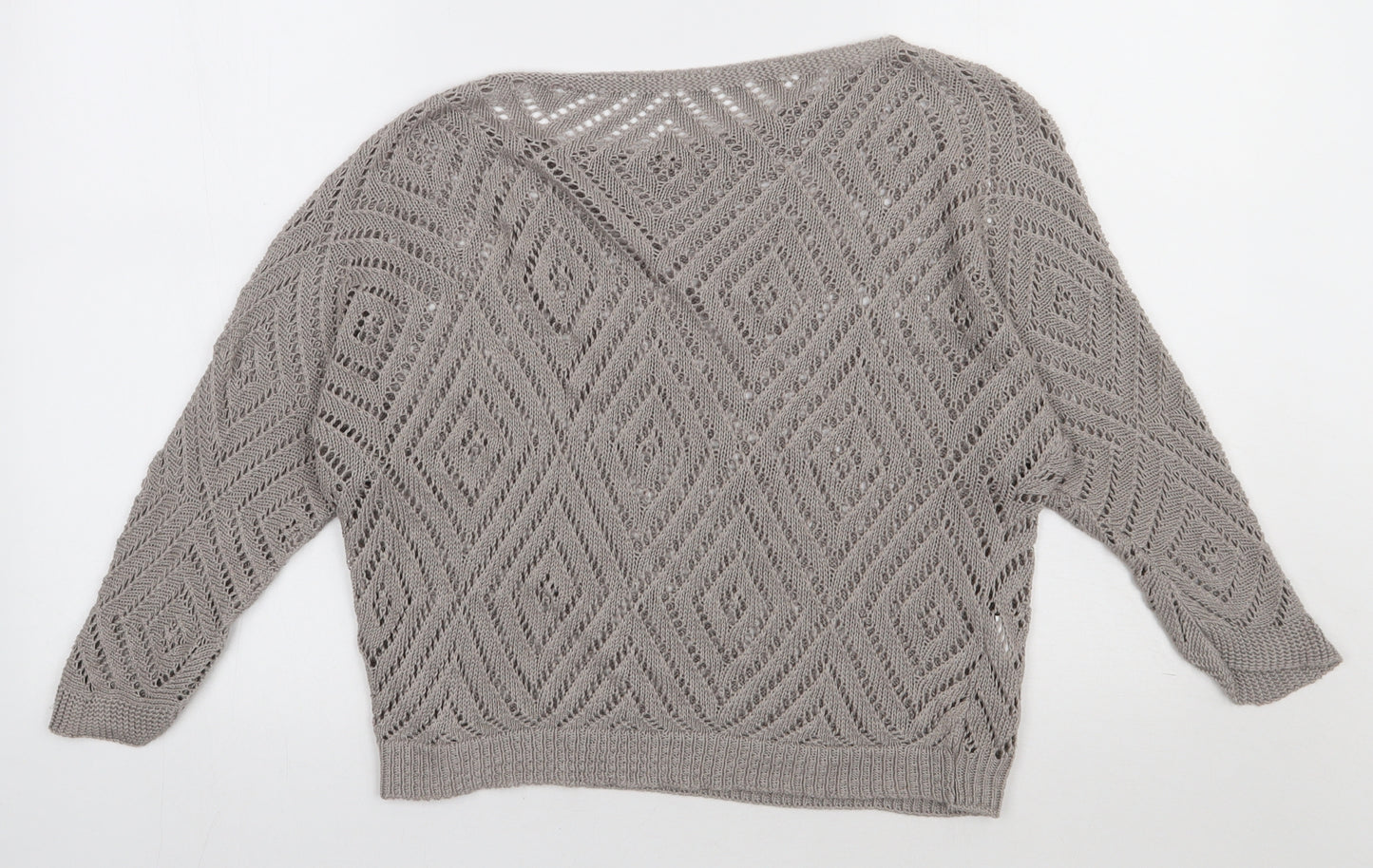 Preworn Womens Brown  Viscose Pullover Sweatshirt Size S  Pullover