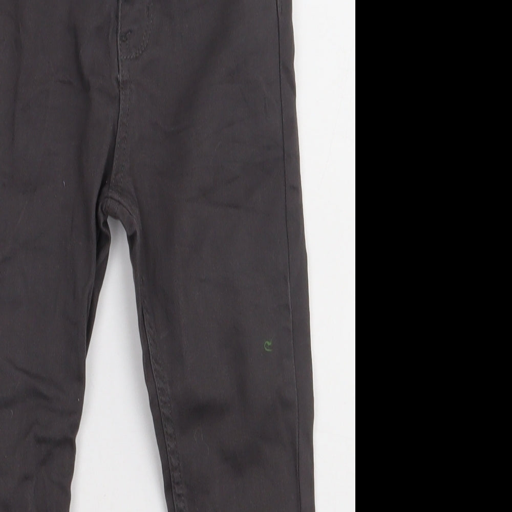 Primark Boys Grey  Cotton Skinny Jeans Size 6-7 Years  Regular Button
