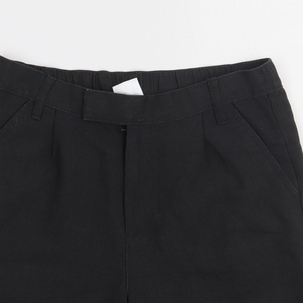 smart start Boys Grey  Polyester Bermuda Shorts Size 10-11 Years  Regular Hook & Eye - school Wear