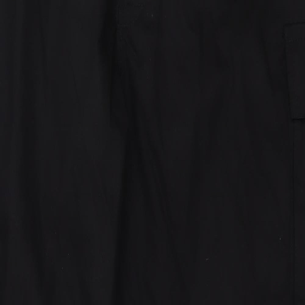 arco essentials Mens Black  Polyester Cargo Trousers Size 36 L34 in Regular Button - work wear