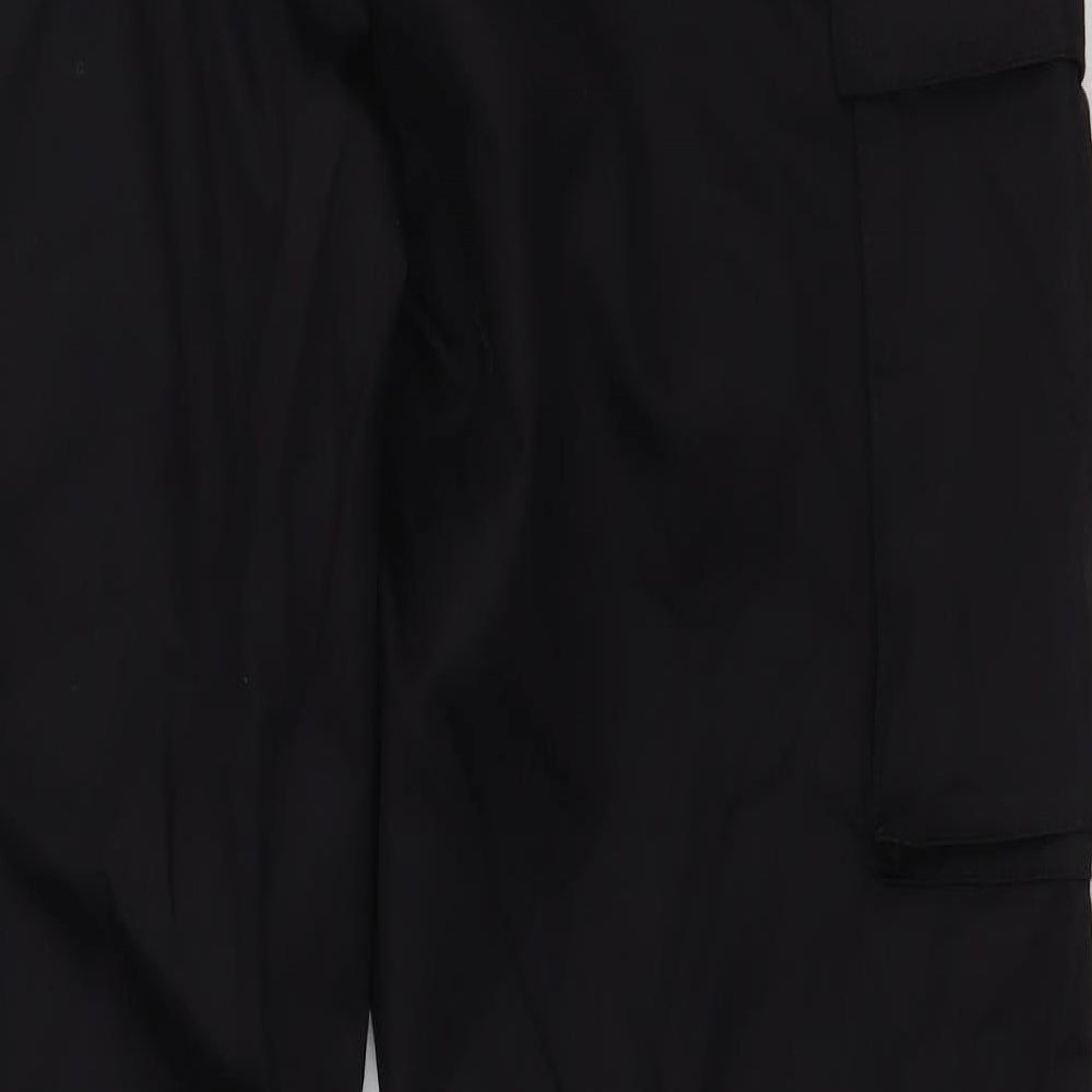 arco essentials Mens Black  Polyester Cargo Trousers Size 36 L34 in Regular Button - work wear
