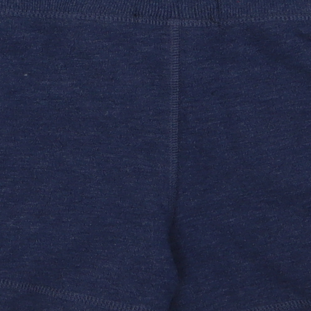NEXT Womens Blue  Cotton Sweat Shorts Size 10  Regular Tie